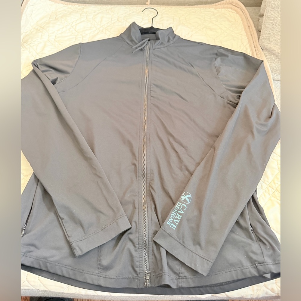 Carve Designs women’s L black zip up Lightweight Jacket